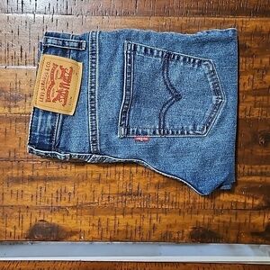 Levi's 511 Blue Medium Wash Adjustable Waist Slim Fit Kids Size 10